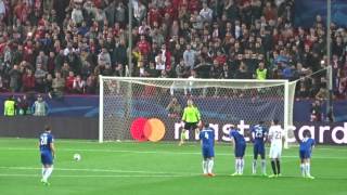 Kasper Schmeichel penalty save vs Sevilla  UEFA Champions League  22nd February 2017 [upl. by Karee]