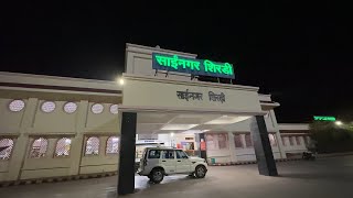 Sainagar Shirdi Railway Station Walking Tour [upl. by Rubinstein860]