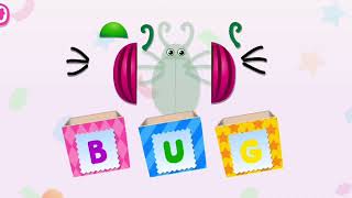 Introduction of letter B vocabulary word with B learning video for kids [upl. by Tehc]