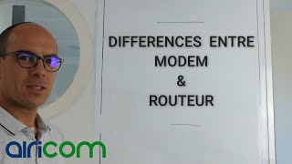 Différences entre un modem et un routeur [upl. by Eustatius]