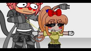 afton kids in corsets  MEME  Fnaf x gacha x human au   Charlie x Elizabeth [upl. by Eirual816]