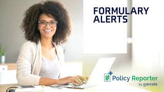 Formulary Alerts From Policy Reporter [upl. by Juan]