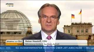 25062012  Tagesgespräch mit Reiner Haseloff [upl. by Newob]