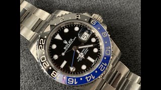 How to set the time on a Rolex GMT Master 2 [upl. by Saravat]