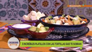 Receta Sopa de tortilla  Cocineros Mexicanos [upl. by Ludwog559]