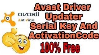 Avast Driver Updater Serial Key Activated CodeAvast premier license keyawast premier free download [upl. by Oag152]