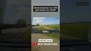 DashcamFahrer muss LKW ausweichen 🥶😱  RLP Dashcam  shorts [upl. by Landry]