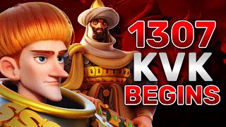 1307 vs 1093 KvK Begins  Rise of Kingdoms [upl. by Naimaj]