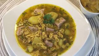 SOPA DE FIDEOS CON ATÚN ECUADOR [upl. by Balthasar959]