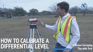 How to Calibrate a Differential Level  3 Minute Surveying Tips with Tony [upl. by Wolfie]