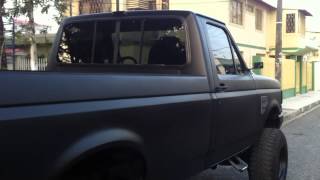 Mean Black Murdered Ford Truck  88 F250 Custom Restoration [upl. by Bunny806]