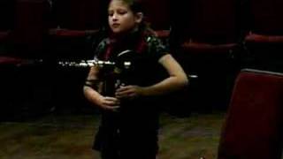 Northumbrian Small Pipes  Chloe Corrigan aged 10 [upl. by Rafaelita]