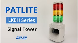 PATLITE LKEH Series LED Signal Tower [upl. by Daisi]