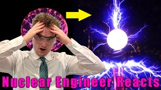 Nuclear Engineer Reacts to Styropyros DIY Overclocked Plasma Globe  2500 to Over 1 MILLION Volts [upl. by Tenej]