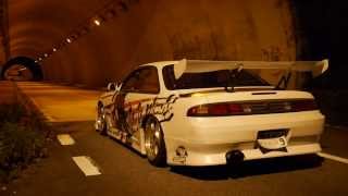 Nissan Silvia S14 SR20DET Exhaust Sound [upl. by Zurkow]