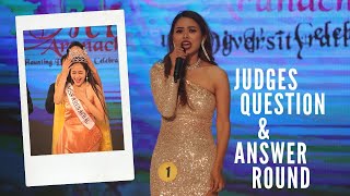 Miss Arunachal  2021  Judges Question amp Answer  Round [upl. by Acimehs]