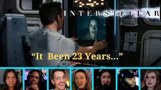 Reactors Reacting to COOPER Listening to 23 YEARS OF MESSAGES  Interstellar [upl. by Attah]