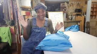 How To Sew Pillow Case With Inside Pocket  Sewing Tutorial [upl. by Lewert]