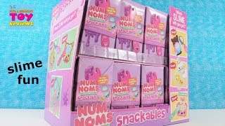 Num Noms Slime Snackables Blind Bag Fun Unboxing Toy Review  PSToyReviews [upl. by Dixil992]