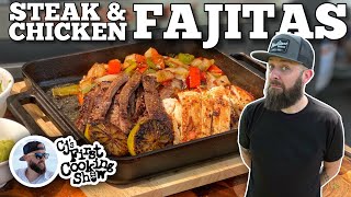 How to Make Steak amp Chicken Fajitas  Blackstone Griddles [upl. by Nylecsoj143]