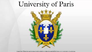 University of Paris [upl. by Karilynn897]