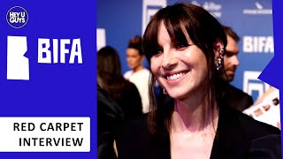 Caitriona Balfe  Belfast  2021 BIFA Red Carpet Interview [upl. by Bodrogi]