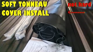 TOYOTA HILUX DIY SOFT TONNEAU COVER HOW TO INSTALL [upl. by Rizan]