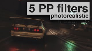 5 PP filters for Assetto Corsa  How to have the best photorealistic graphics  Comparaison [upl. by Bobinette]