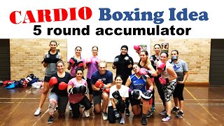 5 Round Accumulator Boxing Workout Idea for Boot Camp  FITNESS EDUCATION ONLINE [upl. by Joshuah]