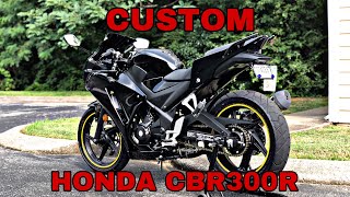 Custom Honda CBR300R Modifications List [upl. by Nidia]