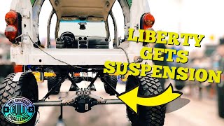 Jeep Liberty 4 Link Triangulated Suspension [upl. by Nosidda159]