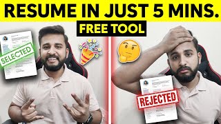 How to Write Resume with ChatGPT amp AI Tools  Top3 Free CV Builder Hacks  PDF Download [upl. by Teik]