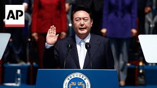 South Korea President Yoon Suk Yeol faces huge political setback after election defeat I AP Explains [upl. by Nekciv]