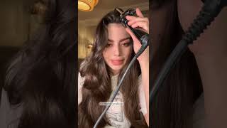 HacimliVolümlü saçlar ✨saçşekillendirme hairstyle hairtutorial makeup [upl. by Jeffy]