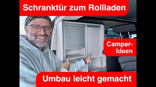 Schranktür zum Rolladen  DIY  Umbau leicht gemacht [upl. by Comras]