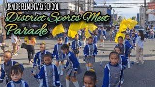 UBALDE ES MARCHING BAND  DISTRICT SPORTS MEET AT SAN ROQUE CES JANUARY 26 2024 [upl. by Sanferd108]