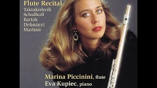 Marina Piccinini  O Taktakishvili Sonata for Flute and Piano  2 Aria Moderato con moto [upl. by Enelyt951]