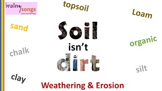 Types of Soil Song  Weathering and Erosion [upl. by Pirozzo567]