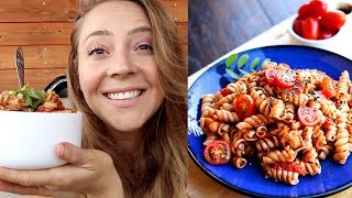 VEGAN COOKING 101  HOW TO MAKE VEGAN PASTA [upl. by Zales]