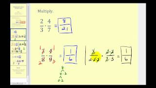 Multiplying Fractions  Positive Only [upl. by Ecyor]