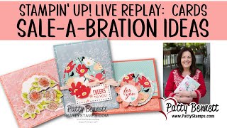 Make cards with Stampin Up SaleaBration DSP [upl. by Querida]