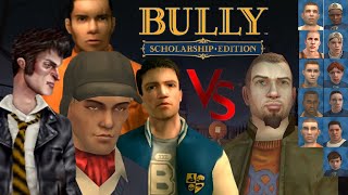 Bully SE BETA Johnny Derby Edgar amp Ted VS Jocks amp Townies  No Leaders [upl. by Gilead854]