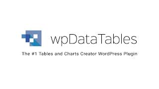 How to display WordPress database queries in a table with wpDataTables [upl. by Idnew]