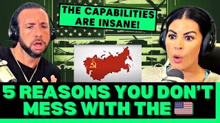 LETS NOT FIND OUT Canadians First Time Reacting To 5 Reasons You Shouldnt Mess With The USA [upl. by Holt823]