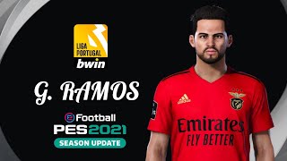 PES 2021  GONÇALO RAMOS BENFICAECNOP98 [upl. by Lightman]