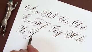 Calligraphy  Copperplate [upl. by Arihay39]