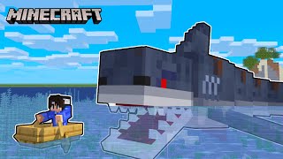 Haunted by MEGALODON in Minecraft [upl. by Alfonso]