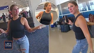 ‘Crazy Plane Lady’ Issues Apology as Bodycam Showing Her Irate Reaction is Released [upl. by Egor]