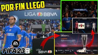 Por Fin Llegó la LIGA MX a FIFA 23  Concachampions Mundial de Clubes Euro y Más con este MOD [upl. by Karlen993]