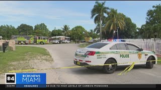 Police investigate murdersuicide after man and woman found shot dead in MiamiDade home [upl. by Abehsat]